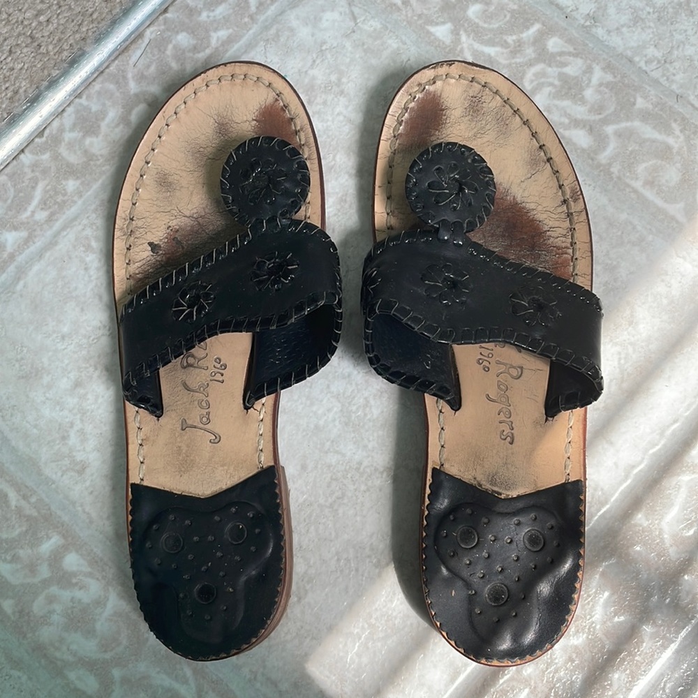 Jack Rogers sandals size 5.5 black